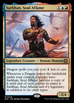 Near Mint, English - 1 x MTG Sarkhan, Soul Aflame March of the Machine: The Afte - Image 1