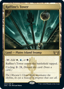 Near Mint, English - 1 x MTG Raffine's Tower Streets of New Capenna - Image 1