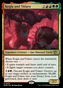 Near Mint, English - 1 x MTG Kogla and Yidaro - Foil March of the Machine - Image 1
