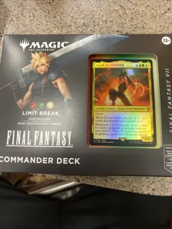 Magic the Gathering, Final Fantasy Commander Deck, Limit Break Cloud, Ex-Soldier - Image 1