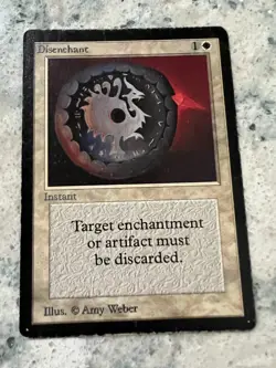 Disenchant - Beta -LP - Limited Edition - MTG - Magic the Gathering - Image 1