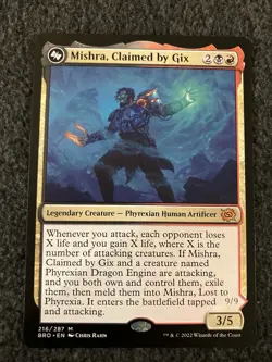 Magic The Gathering MTG - Mishra, Claimed by Gix - The Brothers' War - Image 1