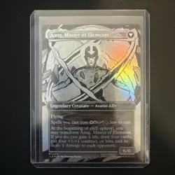 1x Avatar Aang - 0308, Borderless Art Foil, Avatar, Magic MTG NM - Image 2