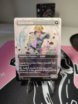 The Legend of Kyoshi Borderless Foil MTG Avatar Mythic 358 NM X1 - Image 1