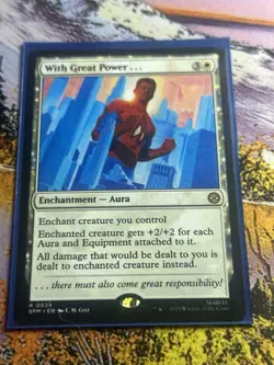 With Great Power. . . Mtg Spider-Man Marvel Magic The Gathering - Image 1