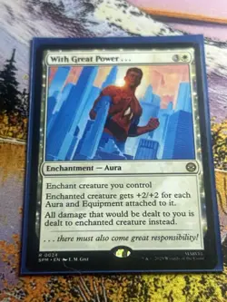 With Great Power. . . Mtg Spider-Man Marvel Magic The Gathering - Image 2