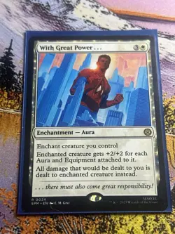 With Great Power. . . Mtg Spider-Man Marvel Magic The Gathering - Image 5