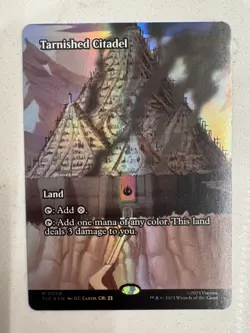 Tarnished Citadel (Borderless) Foil Avatar (TLA) Eternal-Legal Magic MTG NM - Image 1