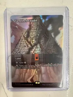 Tarnished Citadel (Borderless) Foil Avatar (TLA) Eternal-Legal Magic MTG NM - Image 3