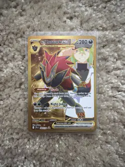 Pokemon TCG Journey Together N's Zoroark EX Gold Hyper Rare Card 189/159 - Image 1