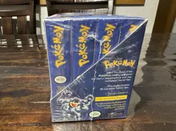 Factory Sealed: 1999 Pokemon Base Set Display Box - 8 Unlimited Starter Decks - Image 5