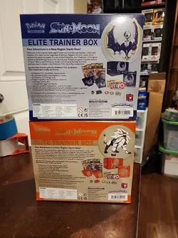 Pokemon TCG Sun and Moon Base Set ETB Set of 2 - Brand New Sealed - Image 3