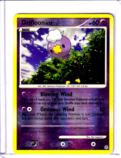 Pokemon TCG:Drifloon Uncommon Diamond and Pearl 46/130 NM - Image 1