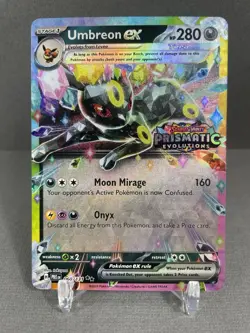 Pokemon Umbreon EX 60/131 Stamped Prismatic Evolutions Surprise Box Promo NM #2 - Image 1