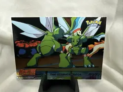 Topps Pokemon MewTwo Strikes Back The Ultimate Match 34 FOIL Blue Label NM - Image 1