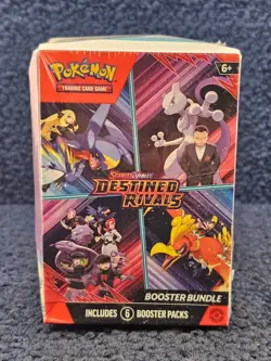 Pokemon TCG Scarlet & Violet Destined Rivals Booster Bundle With 6 Booster Packs - Image 1