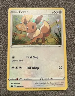 EEVEE ~ Pokemon TCG SWSH Black Star Promos SWSH095 Holo - Image 1