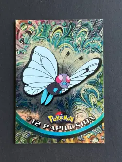 Pokemon - TV Animation - TOPPS - #12 Papilusion HOLO - Blue Logo - Neuf - FR - Image 1
