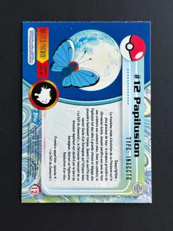 Pokemon - TV Animation - TOPPS - #12 Papilusion HOLO - Blue Logo - Neuf - FR - Image 2