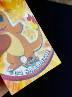 Pokemon - TV Animation - TOPPS - #04 Salameche - Blue Logo - Occasion - FR - Image 3