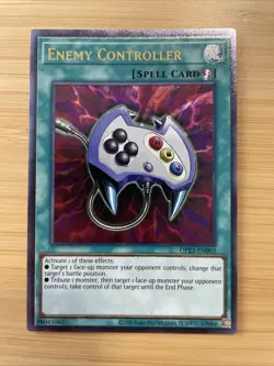 Yugioh Enemy Controller OP23-EN002 Ultimate Rare NM OTS - Image 1