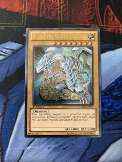 Blue Eyes White Dragon YSKR-EN001 Ultimate Rare 1st Edition Yugioh NM - Image 1