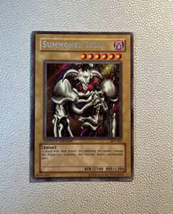 Yu-Gi-Oh! Summoned Skull BPT-002 Secret Rare Front NM/Back LP - Image 1