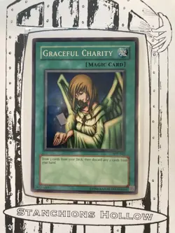Yu-Gi-Oh! TCG Graceful Charity - Starter Deck: Pegasus (SDP-040) SR NM - Image 1