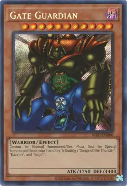 Yu-Gi-Oh! Gate Guardian MRD-EN000 Secret Rare 25th Anniversary - Image 1