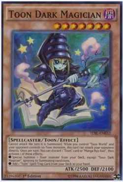 Yu-Gi-Oh! Toon Dark Magician TDIL-EN032 Super Rare - Image 1