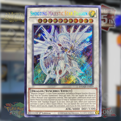 Yugioh Shooting Majestic Star Dragon DAMA-EN039 Secret Rare 1st Ed NM - Image 1