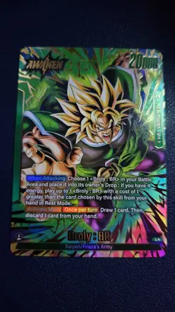 Broly : BR FB06-048 Leader Alternate Art Dragon Ball Card Rivals Clash (L) - Image 2