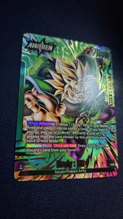 Broly : BR FB06-048 Leader Alternate Art Dragon Ball Card Rivals Clash (L) - Image 3