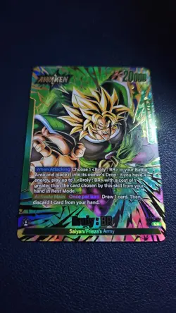 Broly : BR FB06-048 Leader Alternate Art Dragon Ball Card Rivals Clash (L) - Image 5
