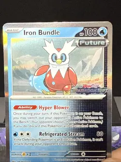 Pokemon Card Iron Bundle SVP 058 Paradox Rift Stamped Black Star Promo NM - Image 2