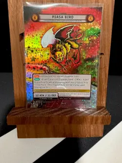 Cryptid Camp TCG 2024 Kickstarter Piasa Bird 181/173 Secret Rare TEST Card - Image 1