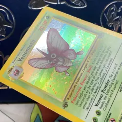 1999 Pokemon Venomoth Holo Rare 1st Edition Jungle 13/64 LP Card - Image 5