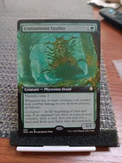 Contaminant Grafter Extended Art Commander: Phyrexia: All Will Be One MTG Card - Image 3