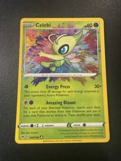 Celebi 009/185 Pokemon TCG Ultra Rare Card NM/M Condition - Image 1