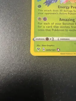 Celebi 009/185 Pokemon TCG Ultra Rare Card NM/M Condition - Image 2