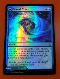 1x Silundi Vision & Silundi Isle | FOIL | Zendikar Rising | MTG Magic Cards - Image 1