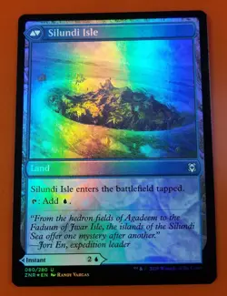 1x Silundi Vision & Silundi Isle | FOIL | Zendikar Rising | MTG Magic Cards - Image 2