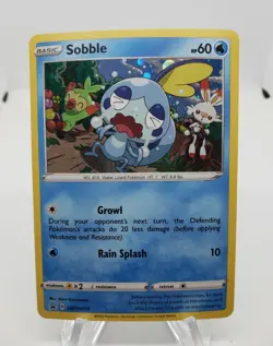 Sobble Pokemon Card SWSH073 Vivid Voltage Holo 2020 Black Star Promo NM - Image 1