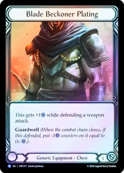 FAB COLD FOIL Blade Beckoner Plating - The Hunted Card # 217 - Image 1