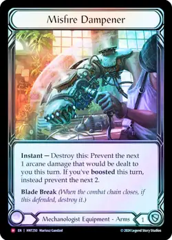 FAB COLD FOIL Misfire Dampener - The Hunted Card # 250 - Image 1