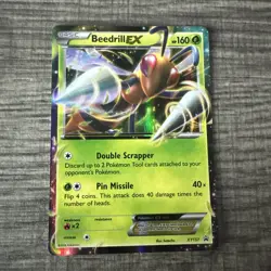 Beedrill EX XY157 Holo Black Star Rare Promo Pokemon Card NM - Image 1