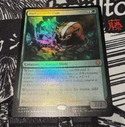 Badgermole Cub FOIL #0167 Avatar: The Last Airbender Magic The Gathering NM-M - Image 1