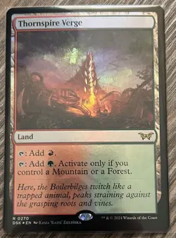 [1x] Thornspire Verge - Foil Near Mint, English Duskmourn: House of Horror MTG M - Image 1