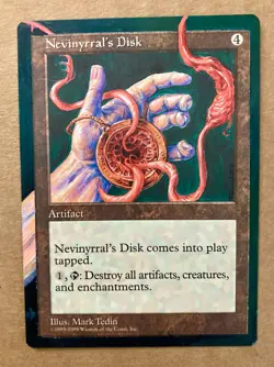 Nevinyrral's Disk (5th Edition) ALTERED with extended art, floating border style - Image 1