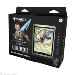 MTG - Magic: the Gathering: Final Fantasy Commander Deck : Counter Blitz - Tidus - Image 1